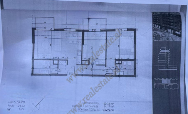 Apartament 2+1 per shitje prane Garden Residence Turdiu ne Tirane.
Apartamenti pozicionohet ne kati